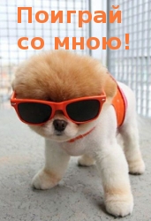 Прикольный пес - поиграй со мною!